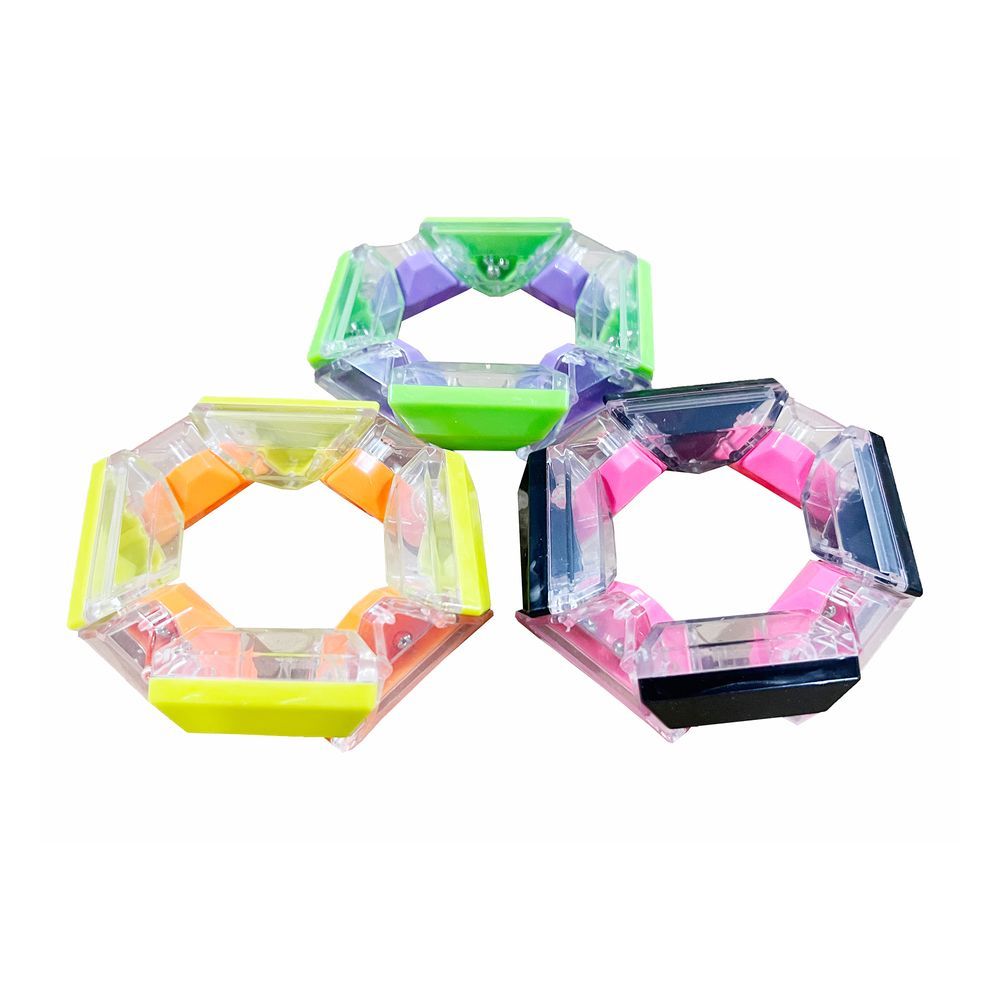 Galaxy Toys - Geometric Magic Ruler Cube Toy - Color May Vary - 1 Pc