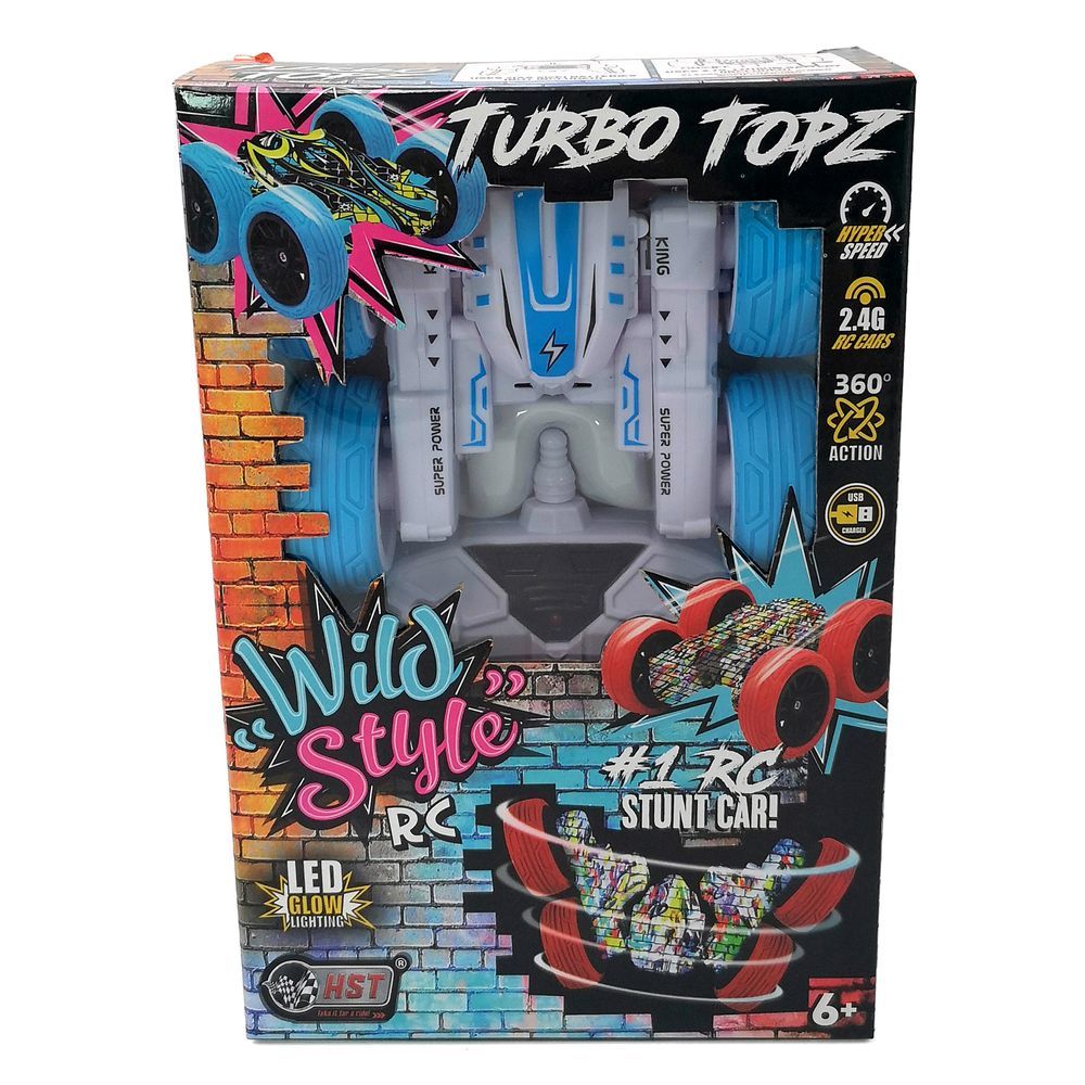 HST - Wild Style Remote Control Turbo Topz Car - 2.4G - Blue