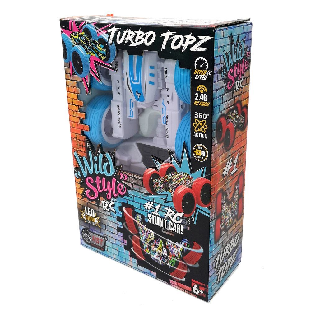 HST - Wild Style Remote Control Turbo Topz Car - 2.4G - Blue