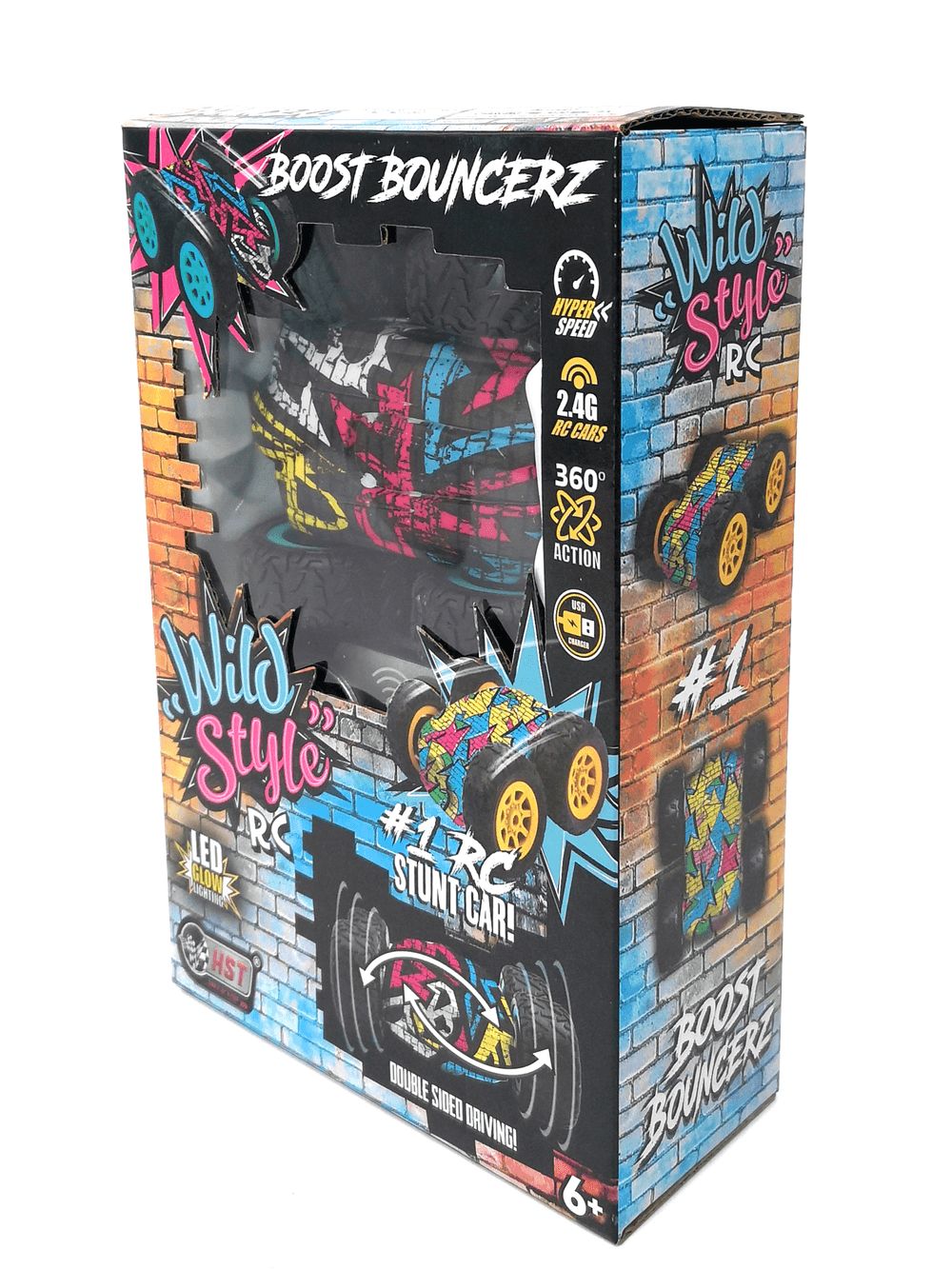 HST - Wild Style Boost Bouncerz RC Stunt Car - Graffiti