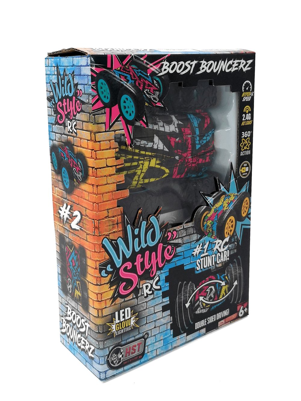 HST - Wild Style Boost Bouncerz RC Stunt Car - Graffiti