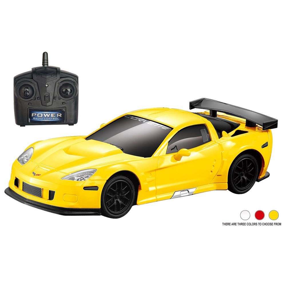 HST - 1/24 C6R Lux Licensed Corvette Remote Control Car - Color May Vary - 1 Pc