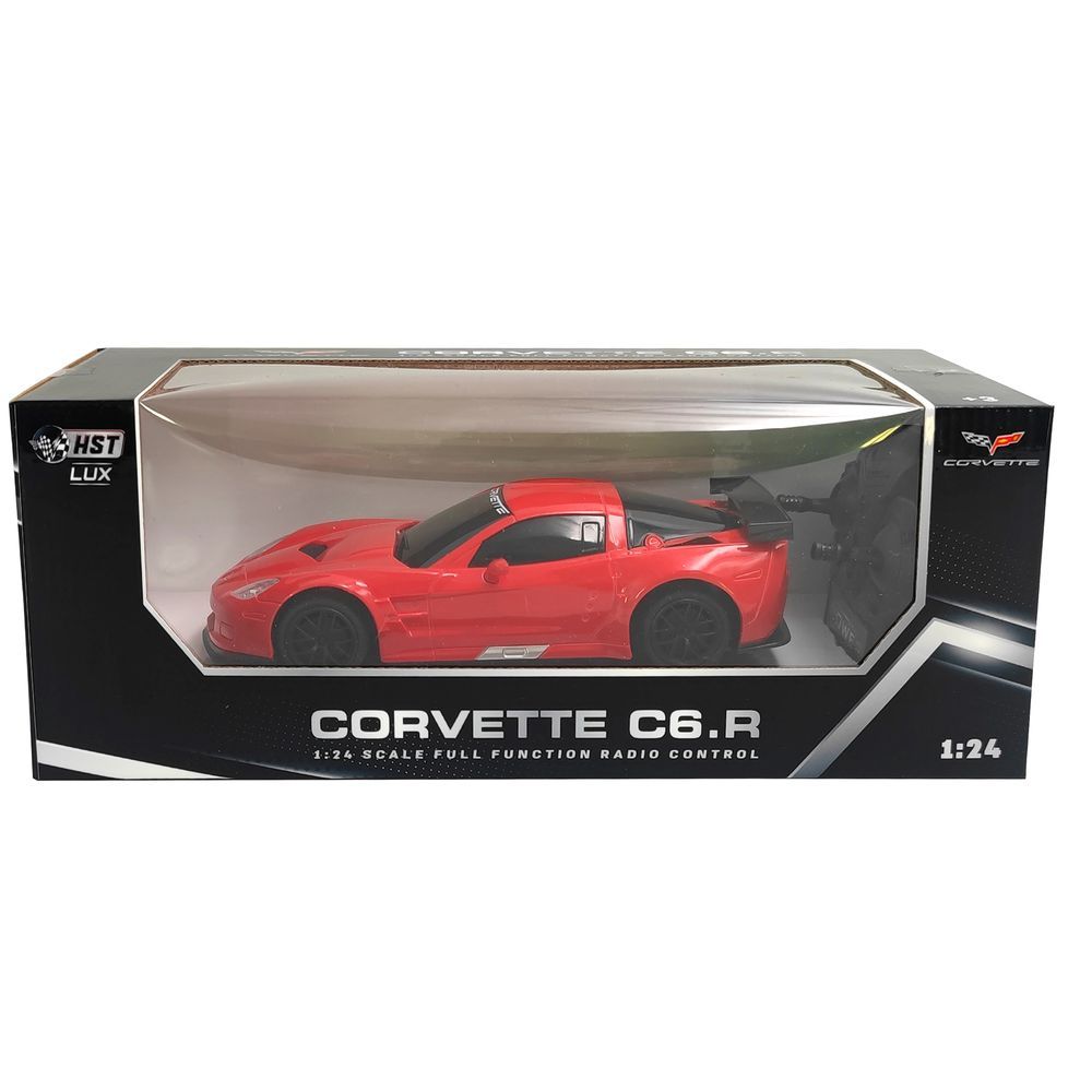 HST - 1/24 C6R Lux Licensed Corvette Remote Control Car - Color May Vary - 1 Pc