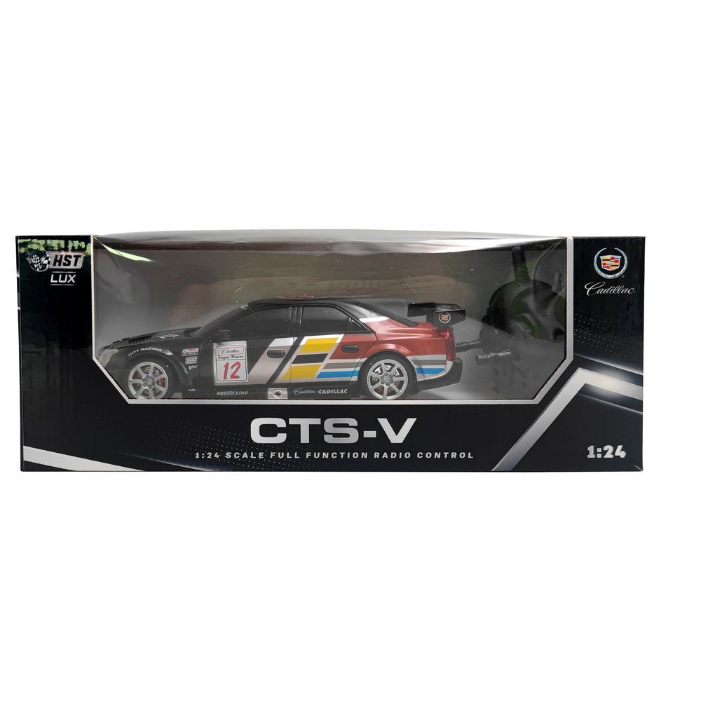 HST - 1/24 Lux Licensed Cadillac CTS Remote Control Car - Color May Vary - 1 Pc