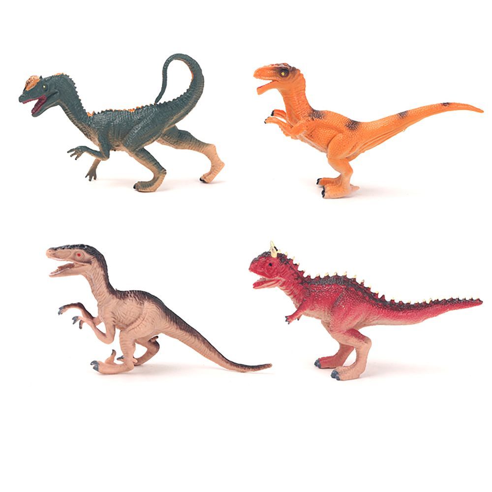 Galaxy Toys - Dinosaur World Figure Set 1 - Style May Vary - 4 Pcs