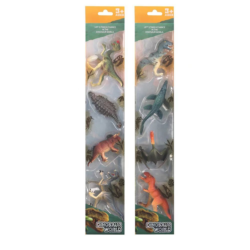 Galaxy Toys - Dinosaur World Figure Set 3 - Style May Vary - 4 Pcs