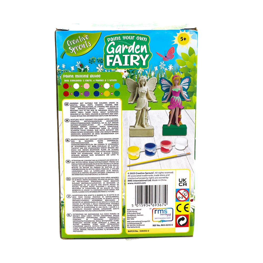 RMS - Paint Your Own Garden Fairy Kit