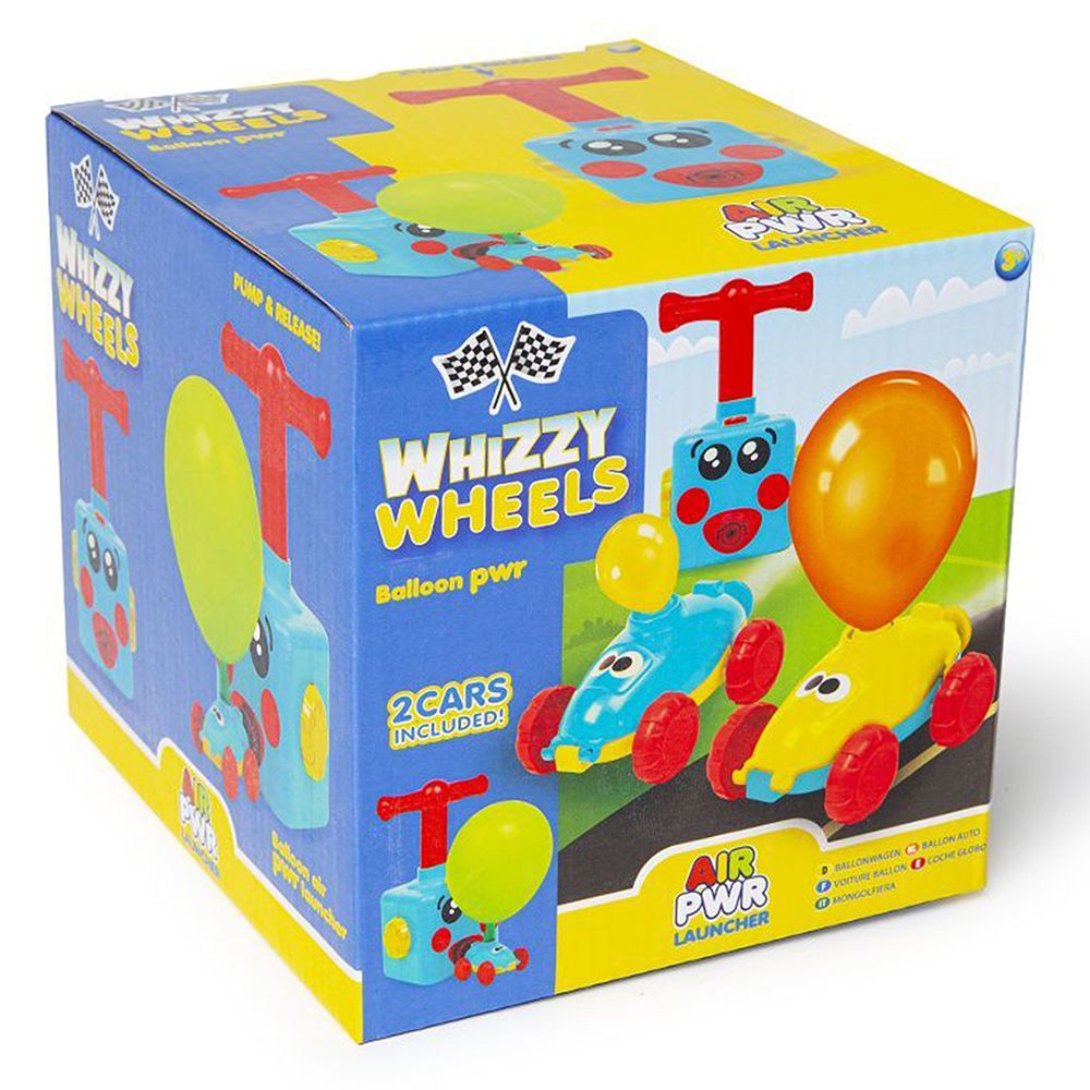 RMS - Whizzy Wheels Balloon Pump With Cars