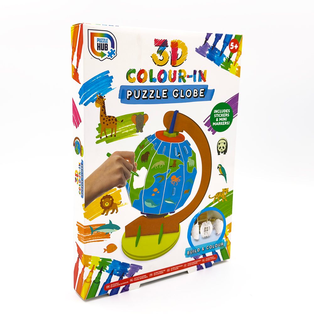 RMS - 3D Colour-In Puzzle Globe