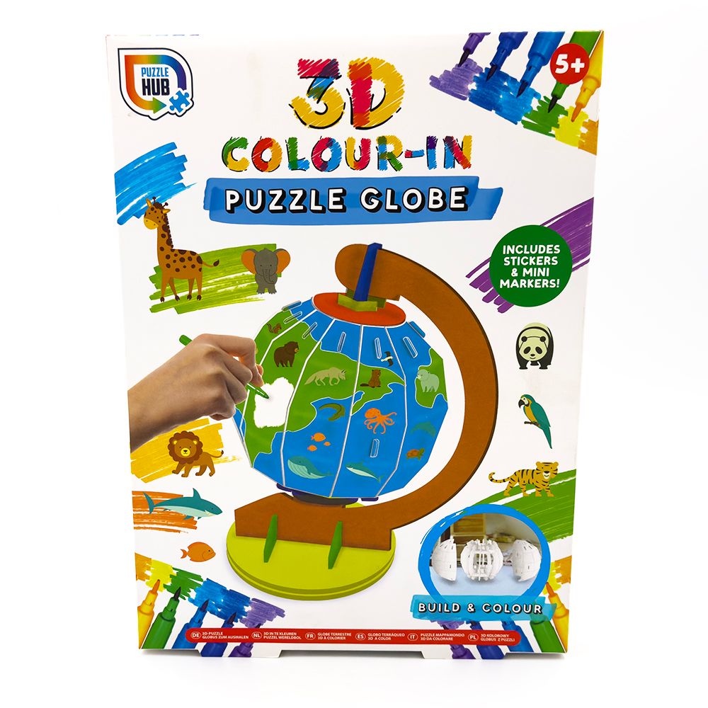 RMS - 3D Colour-In Puzzle Globe