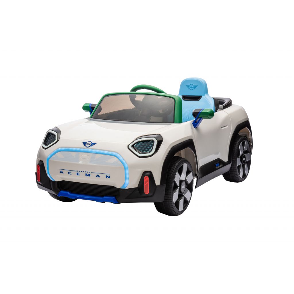 Amsham - Mini Aceman Kids Electric Ride On Car 12V - Blue