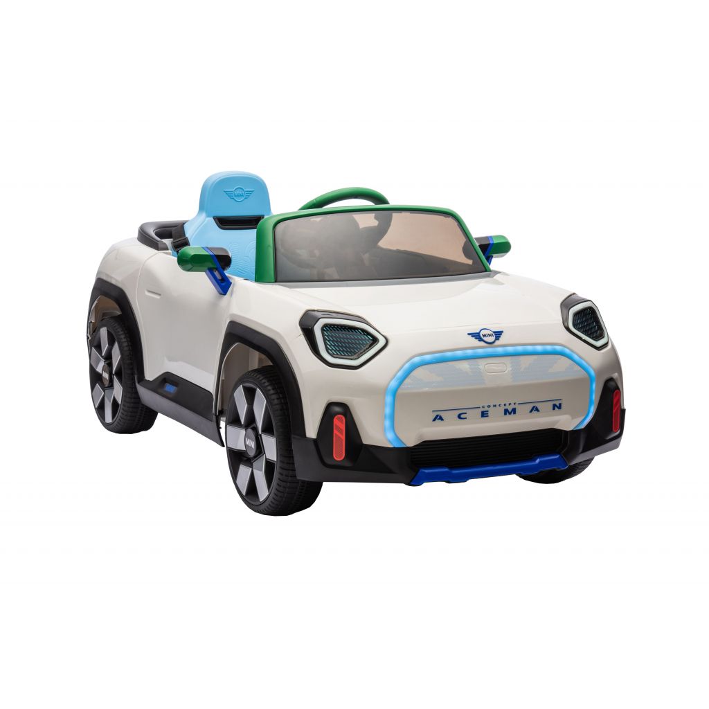 Amsham - Mini Aceman Kids Electric Ride On Car 12V - Blue