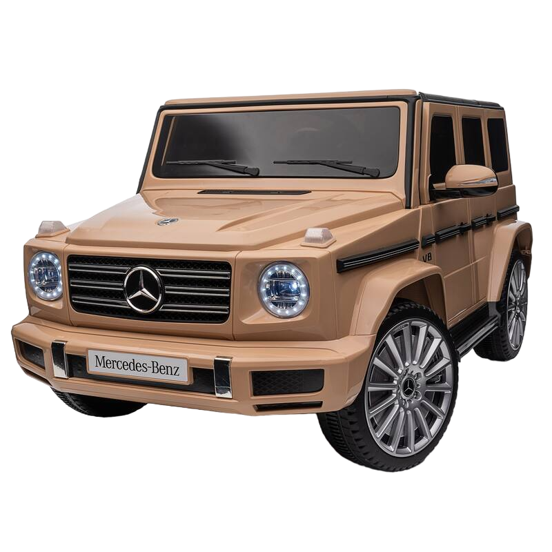 Mercedes-Benz - G500 Electric Ride-On Jeep - Brown