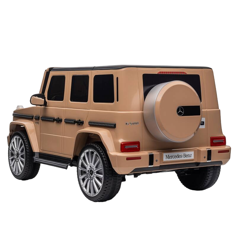 Mercedes-Benz - G500 Electric Ride-On Jeep - Brown