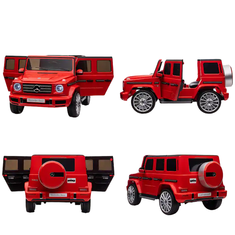 Mercedes-Benz - G500 Electric Ride-On Jeep - Red