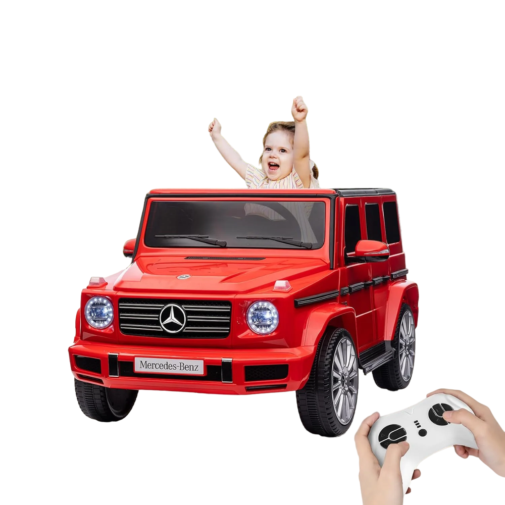 Mercedes-Benz - G500 Electric Ride-On Jeep - Red