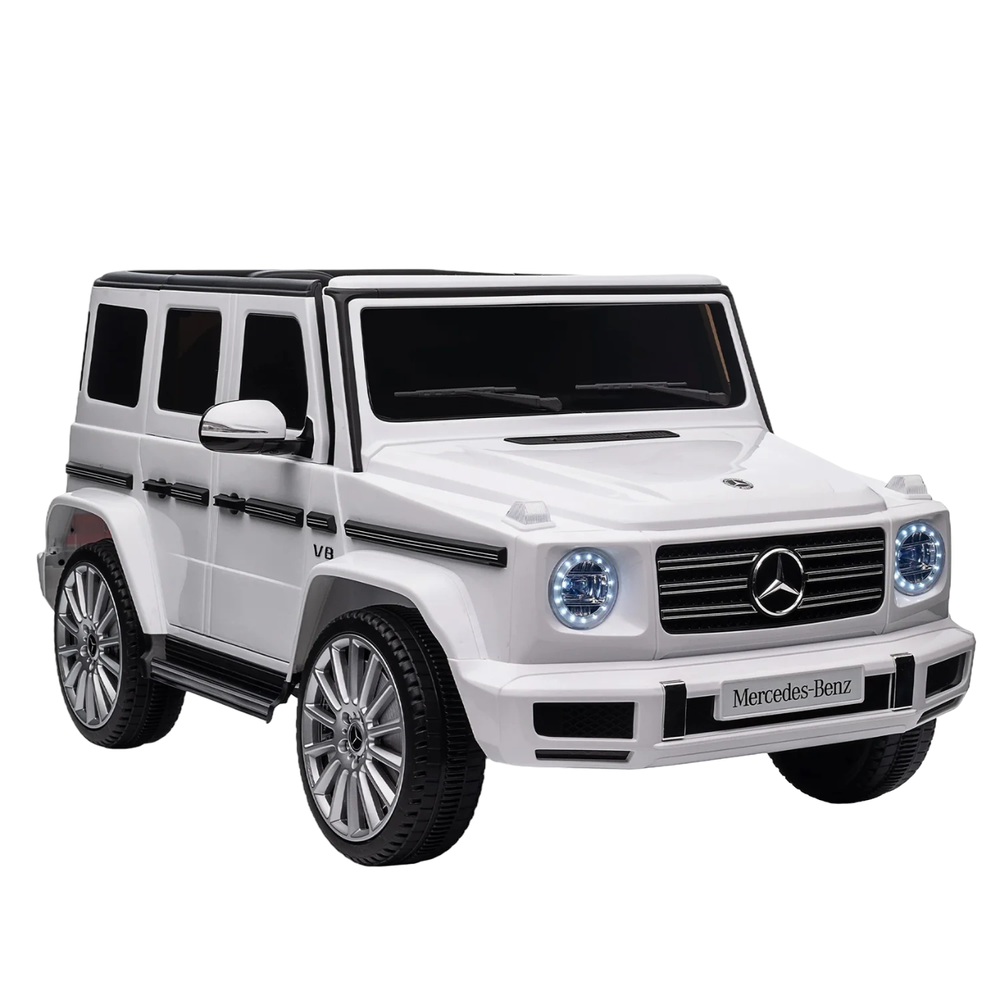 Mercedes-Benz - G500 Electric Ride-On Jeep - White