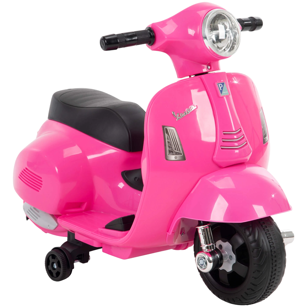 Amsham - Vespa Mini Ride-On Electric Scooter - Pink