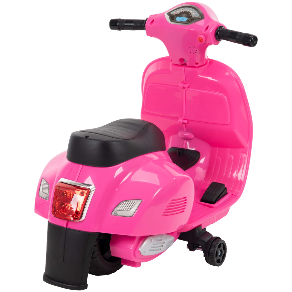 Amsham - Vespa Mini Ride-On Electric Scooter - Pink