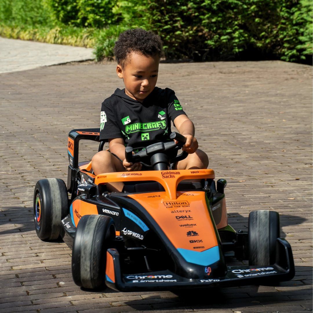 Mclaren - F1 Race Car Kids Battery Ride On Car Remote Control - 12V - Orange