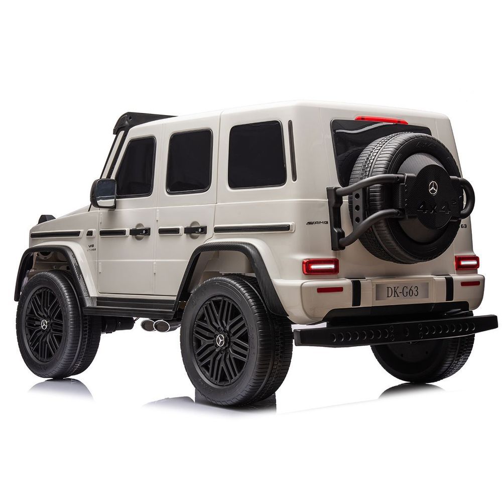 Mercedes Benz - 4x4 G63 Big Toy Rideon Car - White 12V