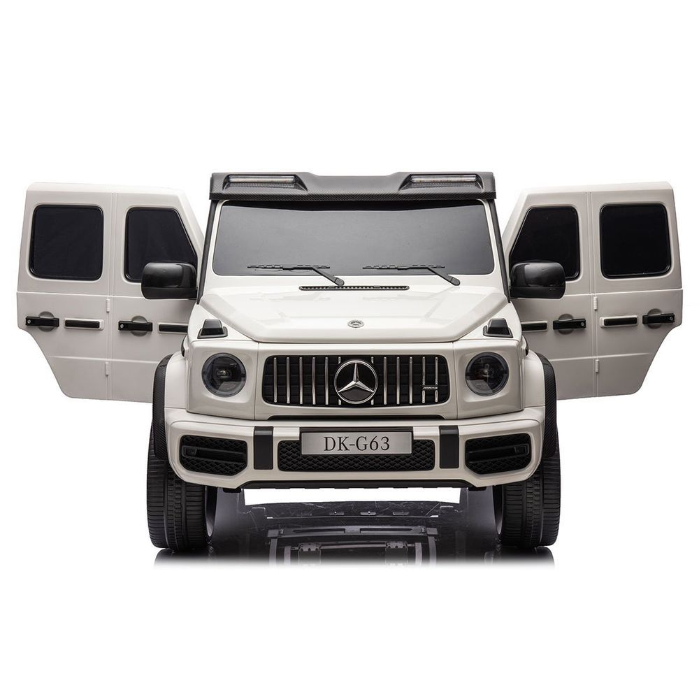 Mercedes Benz - 4x4 G63 Big Toy Rideon Car - White 12V