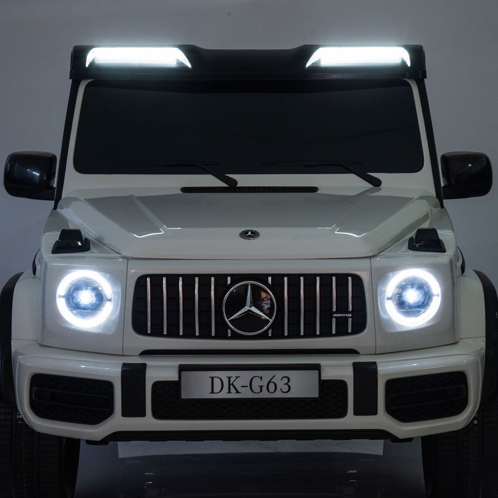 Mercedes Benz - 4x4 G63 Big Toy Rideon Car - White 12V