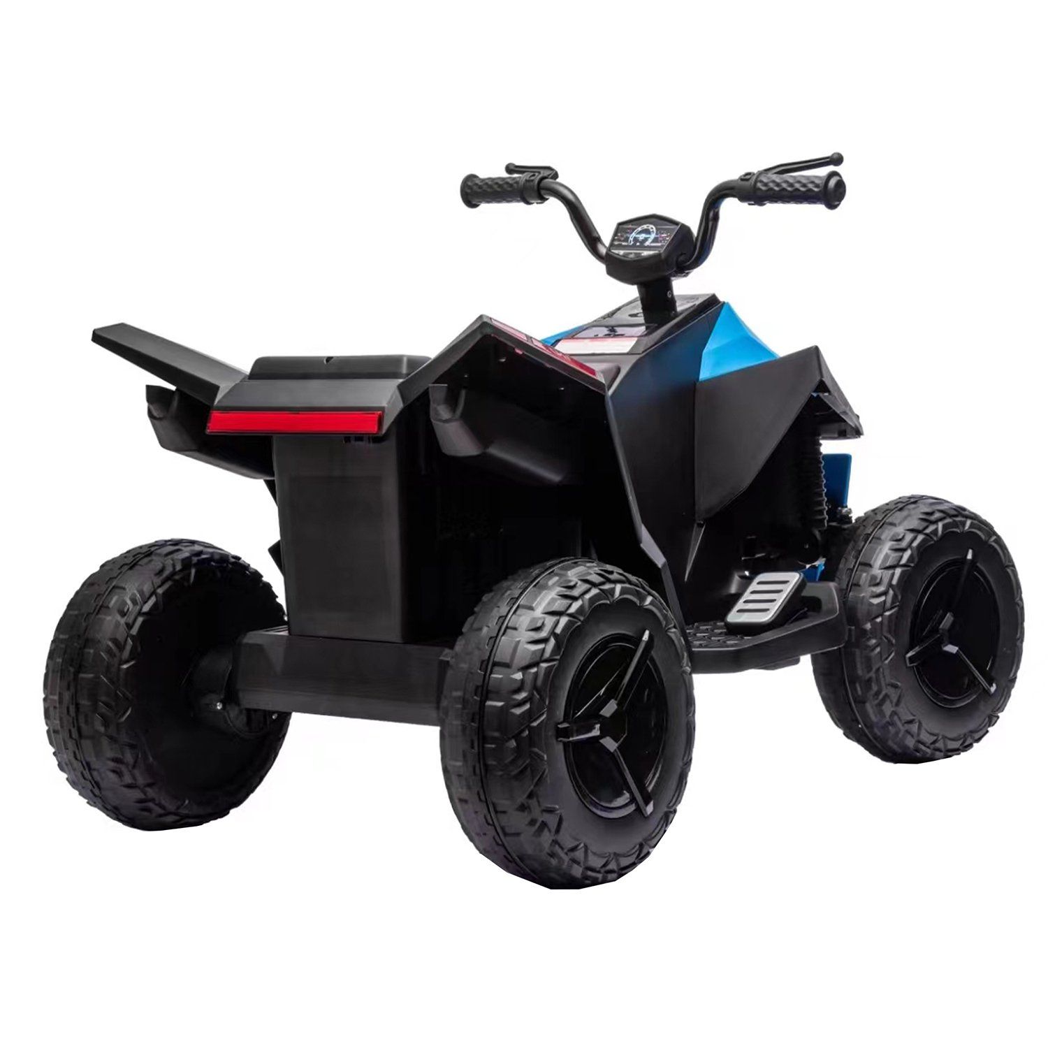 Amsham - Tesla Style Cyber Kids Ride-On ATV Quad Bike 12V - Blue