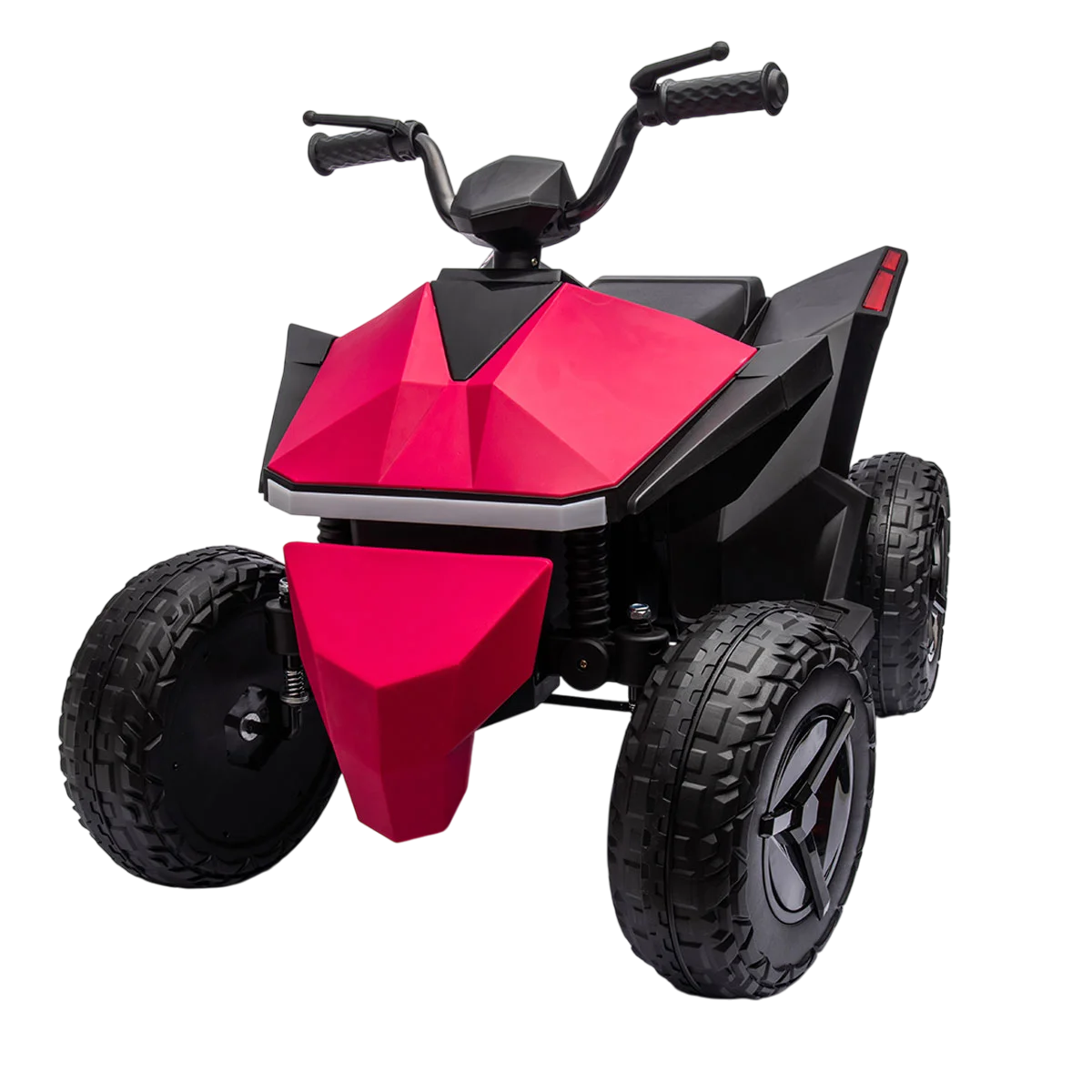 Amsham - Tesla Style Cyber Kids Ride-On ATV Quad Bike 12V - Red