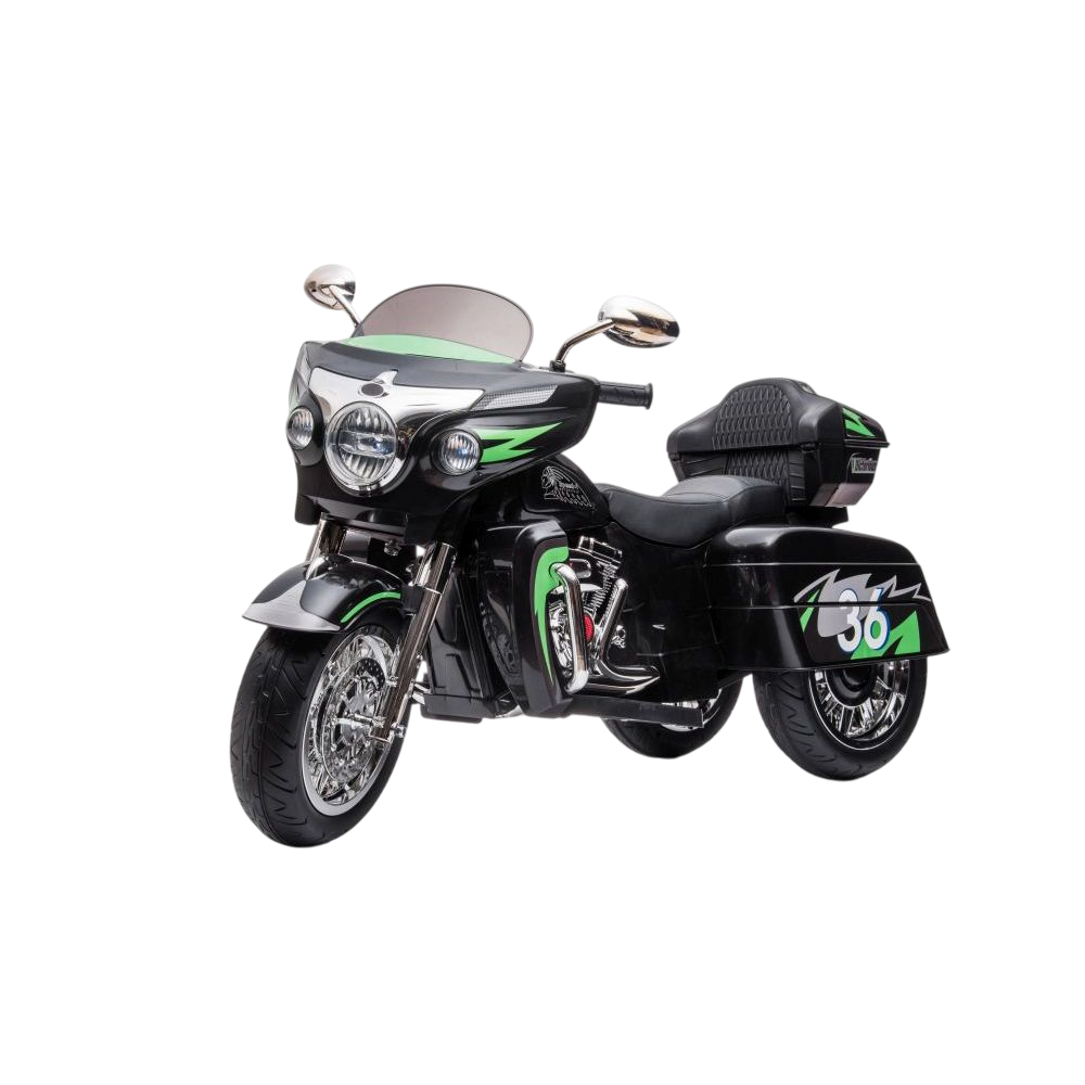 Amsham - Harley Kids Ride-On Bike 12V - Black