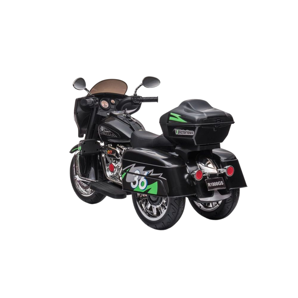 Amsham - Harley Kids Ride-On Bike 12V - Black