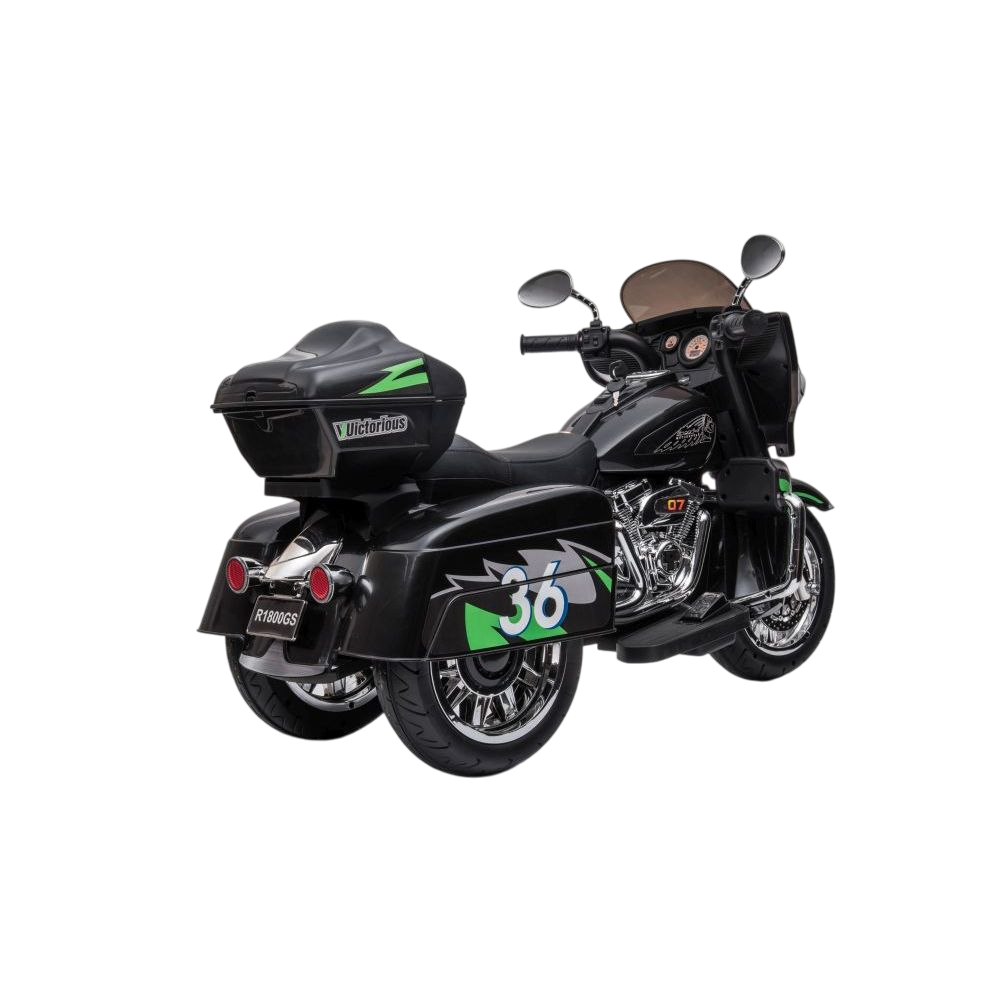 Amsham - Harley Kids Ride-On Bike 12V - Black