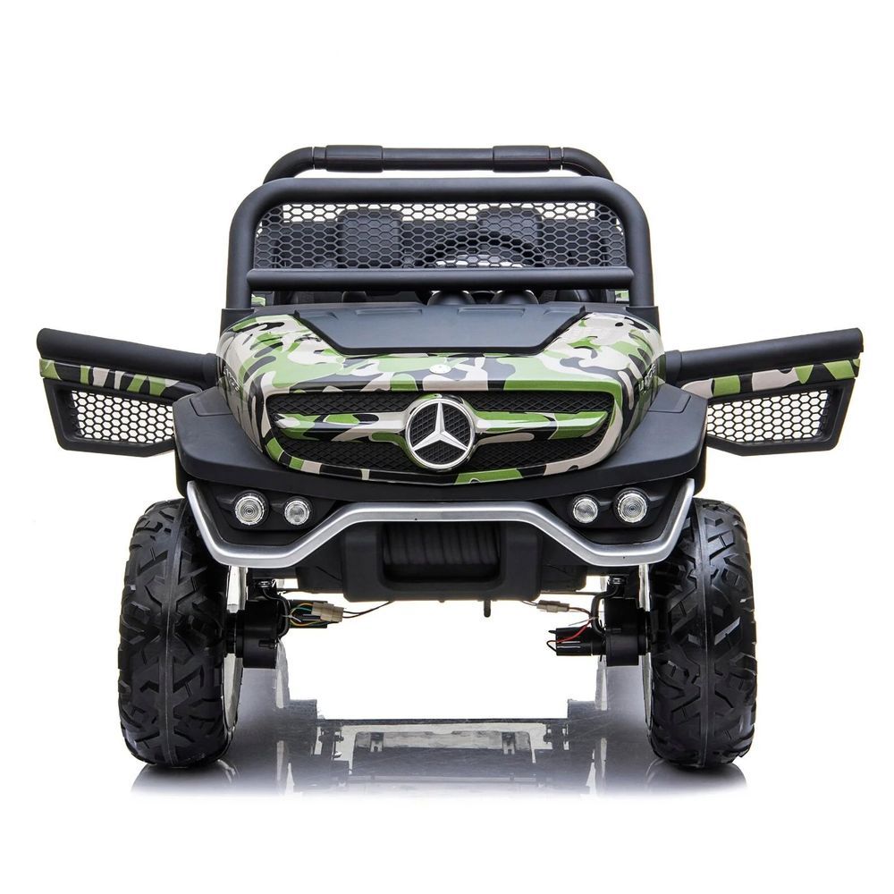 Mercedes Benz - Unimog 2-Seater Rideon Car - Army 12V