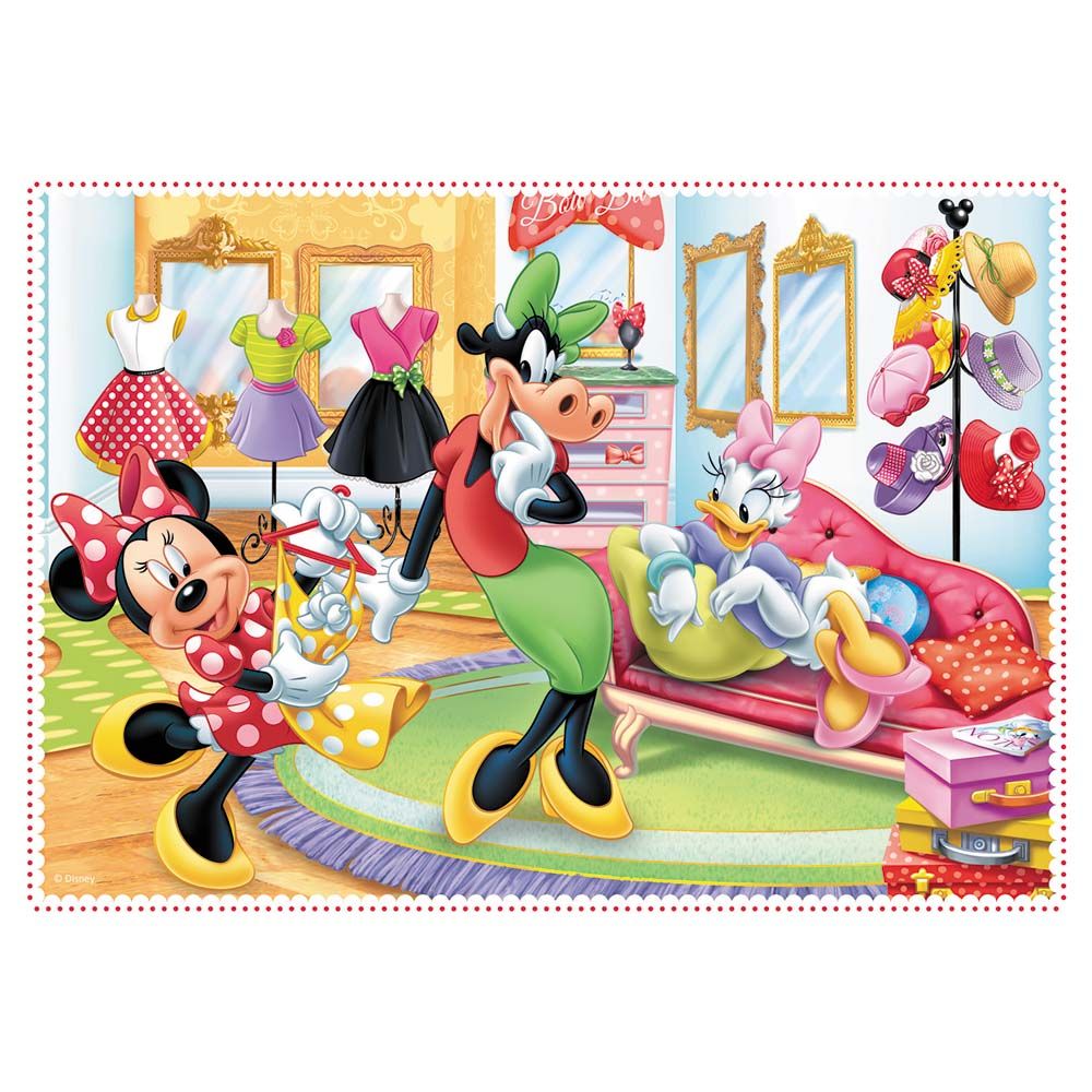 Minnie Mouse - 4-In-1 Minnie w/ Friends Puzzle - 71pcs