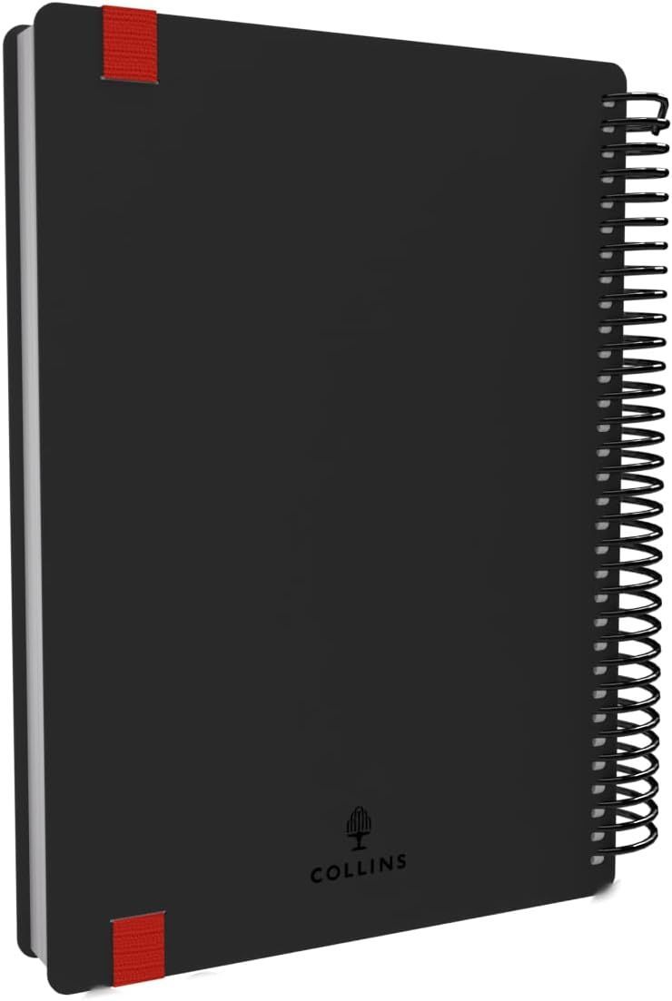 Collins - A5 Delta Mid Year Day To Page Diary 2024-25 - Red