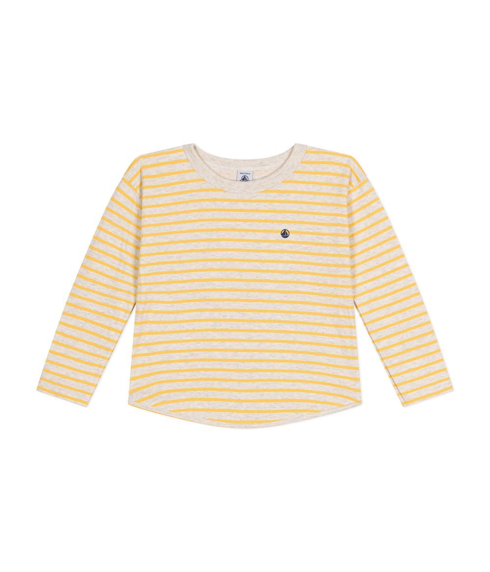 Petit Bateau - Tee Shirt Ml - Montelimar/Daisy