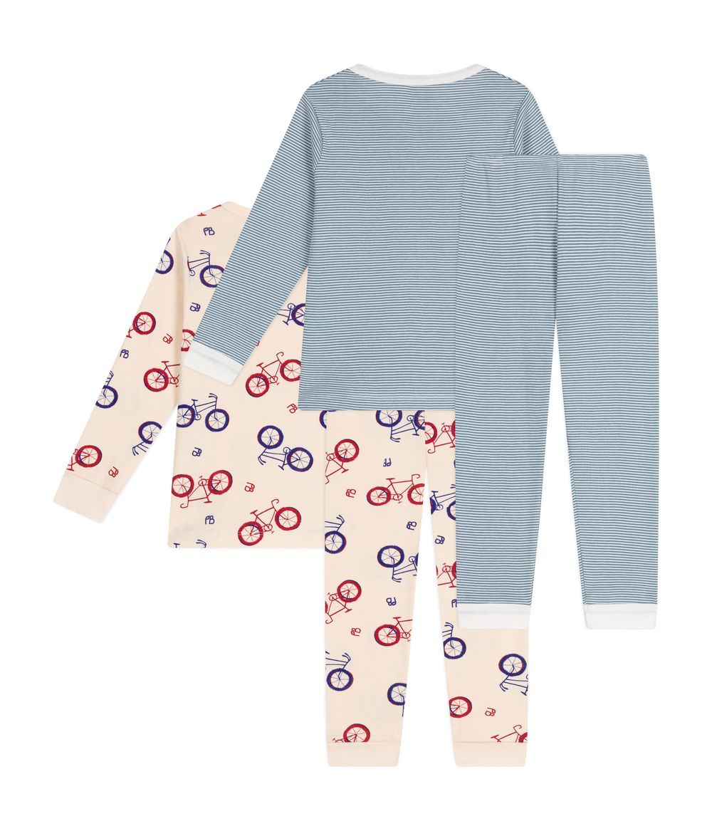 Petit Bateau - Cotton Pyjamas - 2 Sets - 4 Pcs