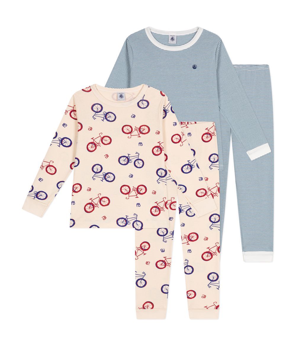 Petit Bateau - Cotton Pyjamas - 2 Sets - 4 Pcs