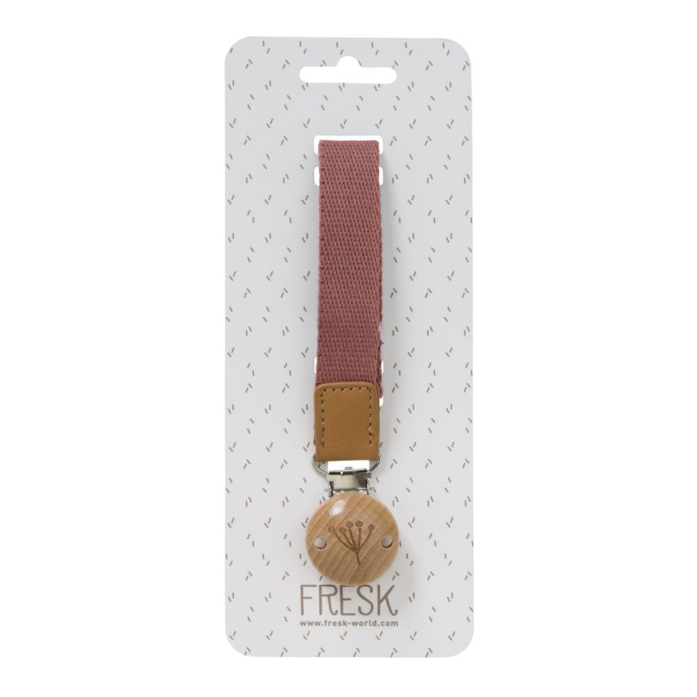 Fresk - Pacifier Clip - Ash Rose