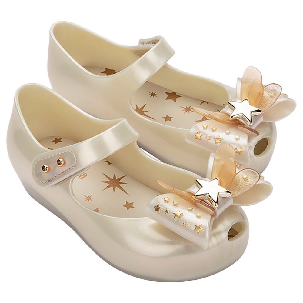 Mini Melissa - Ultragirl Star Bellies - White Metallic