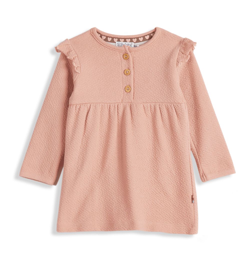 Dirkje - Long Sleeve Dress - Dusty Pink