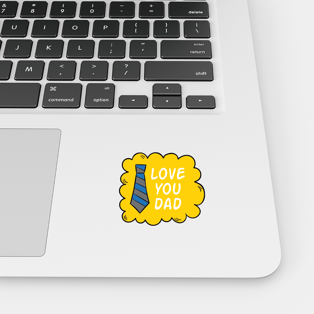 Twinkle Hands - Waterproof Best Dad Stickers