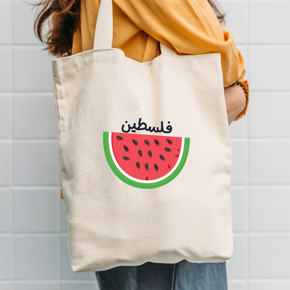 Twinkle Hands - Palestine Watermelon Eco-friendly Tote Bag