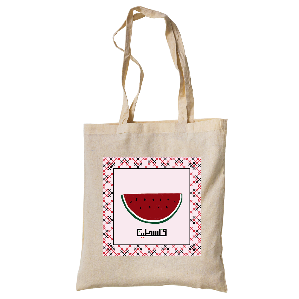 Twinkle Hands - Free Palestine Watermelon Eco-friendly Tote Bag