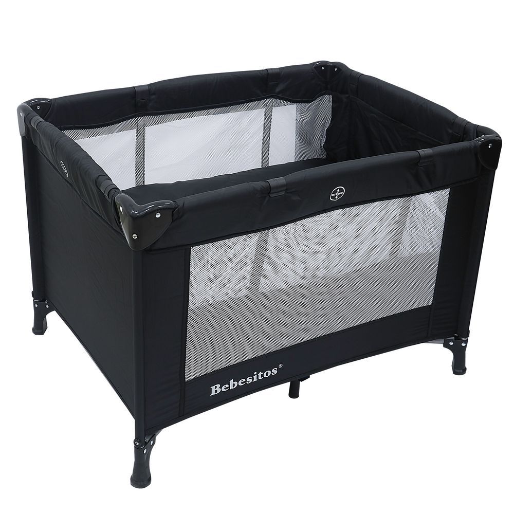 Bebesitos - EcoLite Nursery Center Bassinet And Playard - Black