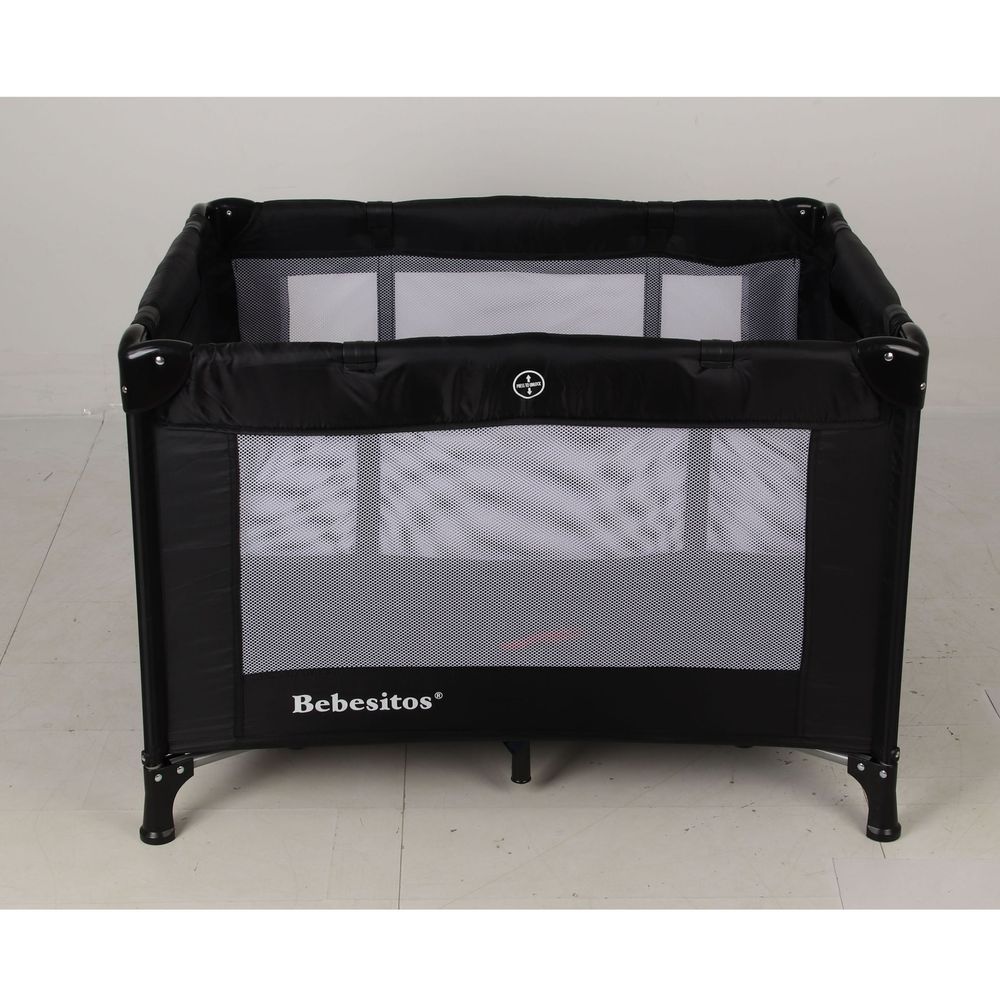 Bebesitos - EcoLite Nursery Center Bassinet And Playard - Black