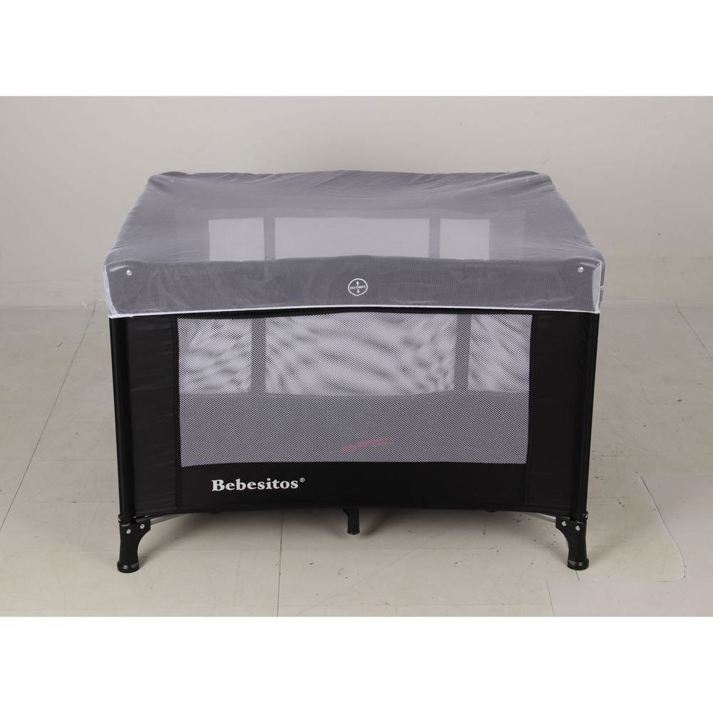 Bebesitos - EcoLite Nursery Center Bassinet And Playard - Black