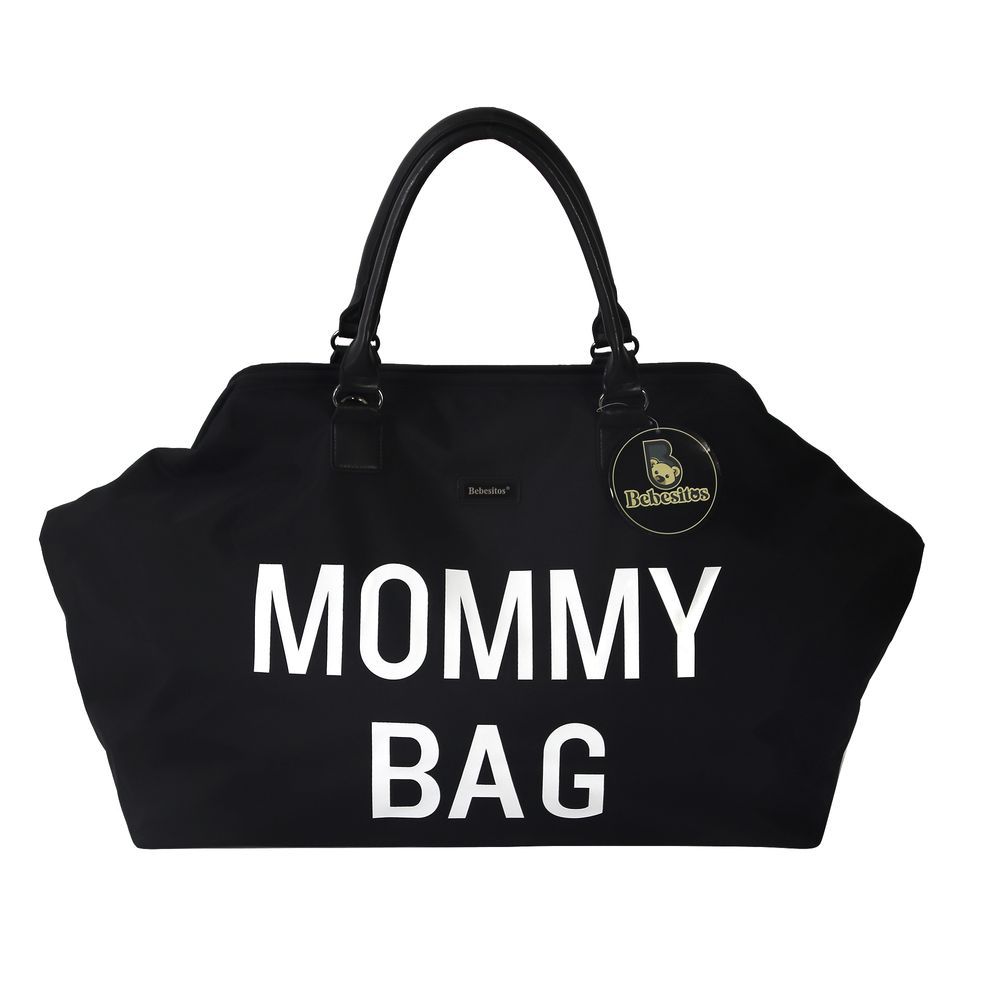 Bebesitos - Fashionable Mommy Diaper Bag - Large - Black