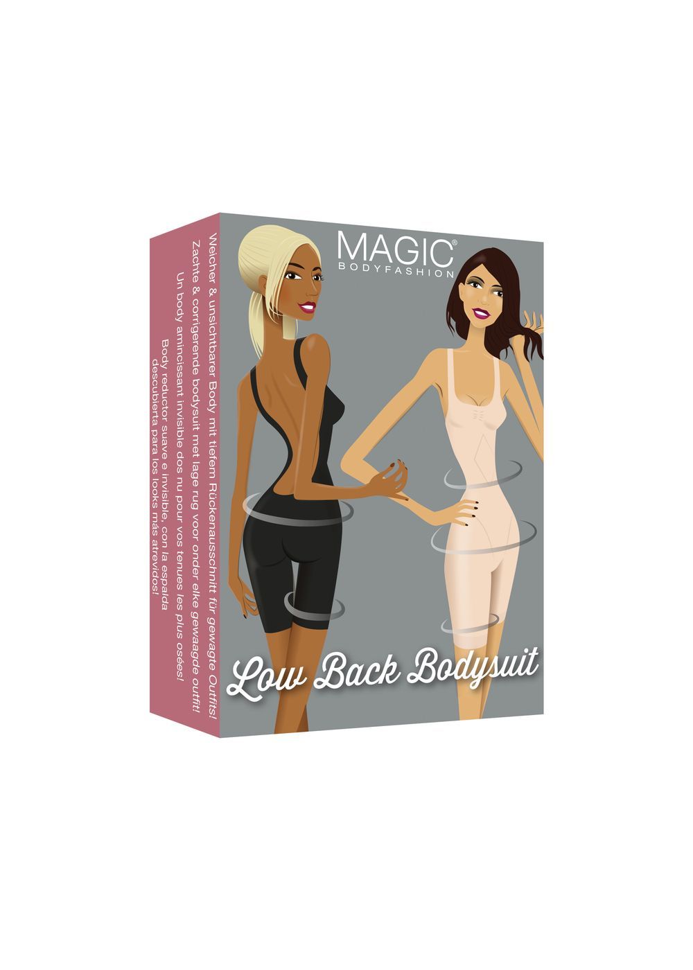 Magic Body Fashion - Low Back Bodysuit - Black