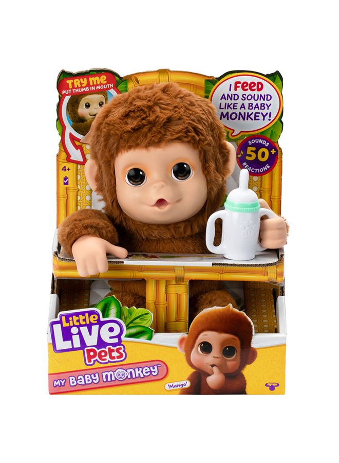 Little Live Pets - My Baby Monkey Pet Toy